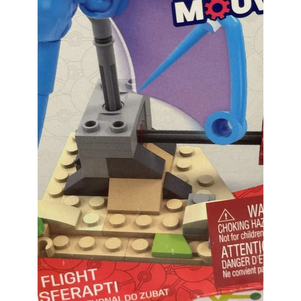 Mega Pokémon Zubat's Midnight Flight Build‎ with Motion Set With Building Board